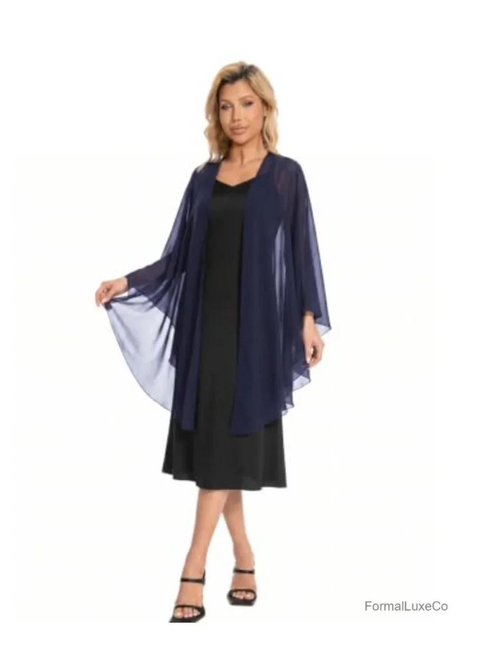 Elegant Chiffon Wraps & Pashminas for Evening Dresses Wedding Bridal Shawl